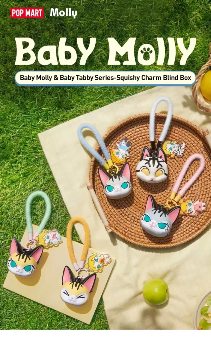 Baby Molly & Baby Tabby-serien – Pinch-hänge, blindask Baby Molly & Baby Tabby-serien – Pinch-hänge, blindask