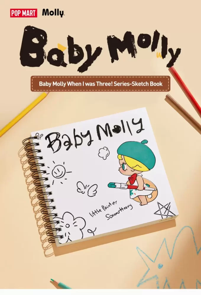 Baby Molly när jag var tre!-serien – skissbok