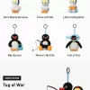 Baby Molly × Pingu Happy Fishing-serien – Vinylplyschhänge Öppen ask