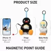Baby Molly × Pingu Happy Fishing-serien – Vinylplyschhänge Öppen ask