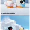 Baby Molly × Pingu Happy Fishing-serien – Vinylplyschhänge Öppen ask