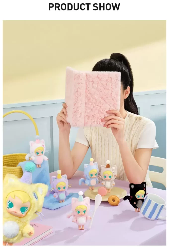 Baby Molly Pocket Friends-serien – Vinylplyschhänge Öppen ask