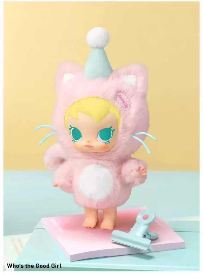 Baby Molly Pocket Friends-serien – Vinylplyschhänge Öppen ask