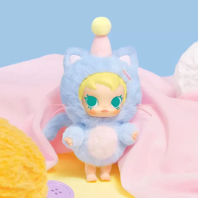 Baby Molly Pocket Friends-serien – Vinylplyschhänge Öppen ask