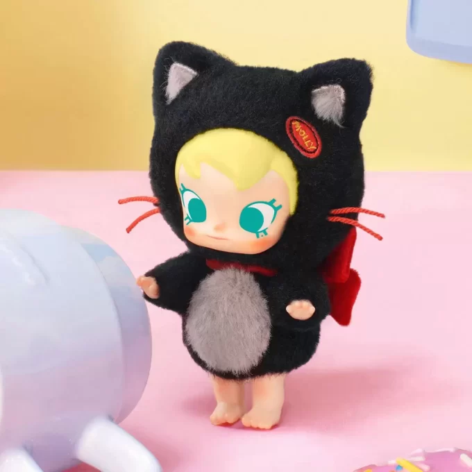 Baby Molly Pocket Friends-serien – Vinylplyschhänge Öppen ask