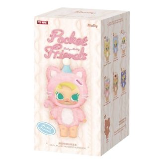 Baby Molly Pocket Friends Vinylplyschhänge Förseglat Etui (1 Blindlåda)
