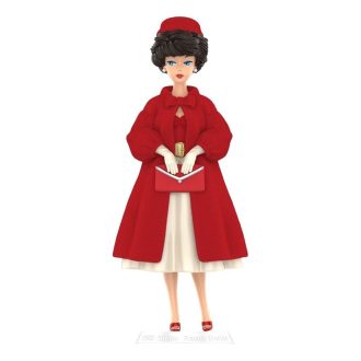Barbie-stilikon ”1962 Silkeslen Flamma Barbie”
