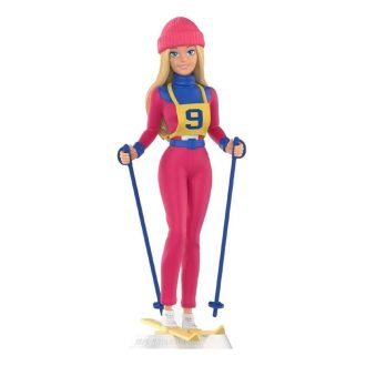 Barbie-stilikon ”1975 Skidåkar-Barbie”