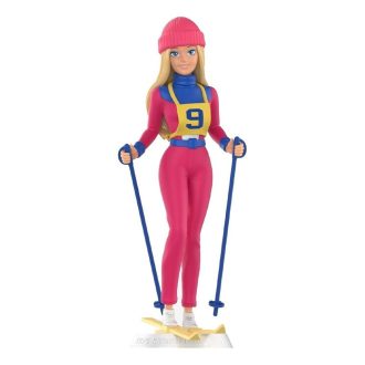 Barbie-stilikon ”1975 Skidåkar-Barbie”