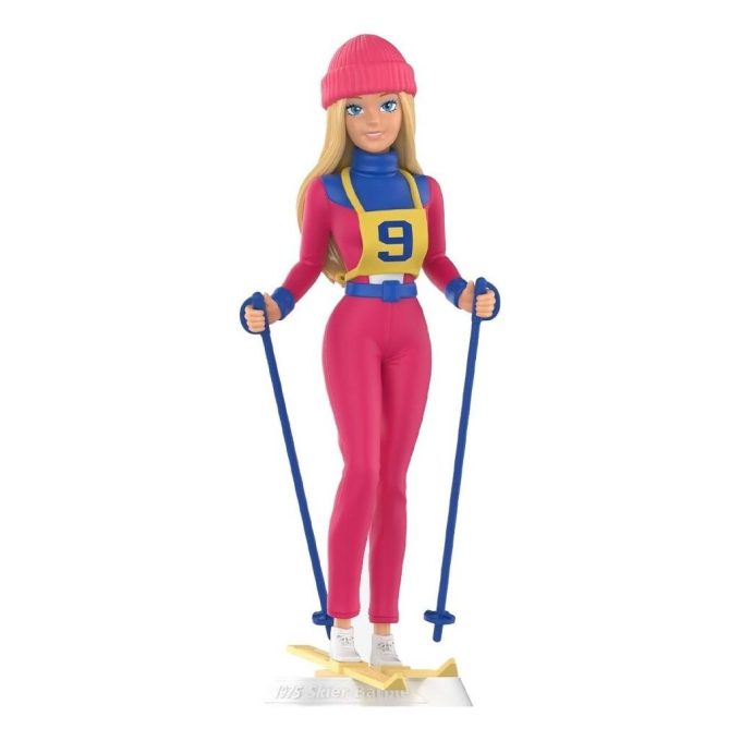 Barbie-stilikon ”1975 Skidåkar-Barbie”
