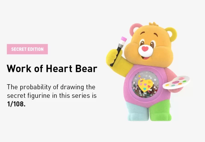 Care Bears färgglada kramar-seriefigurer