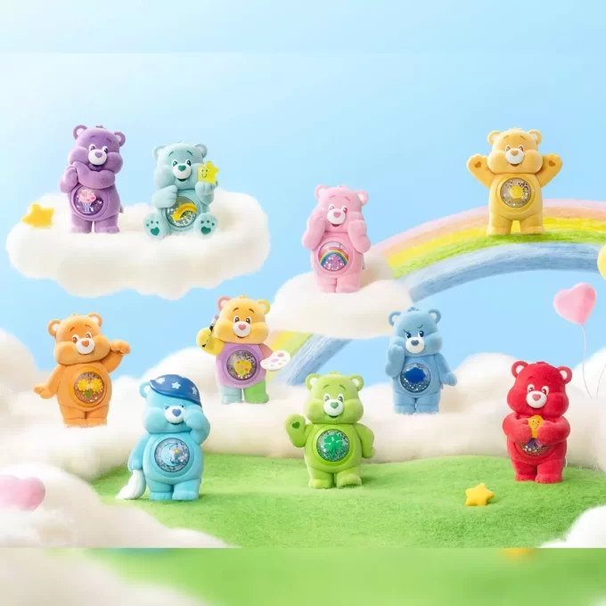 Care Bears färgglada kramar-seriefigurer