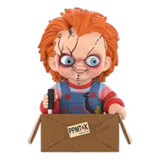 Chucky-franchisefigurer ”Delivery Box Chucky”