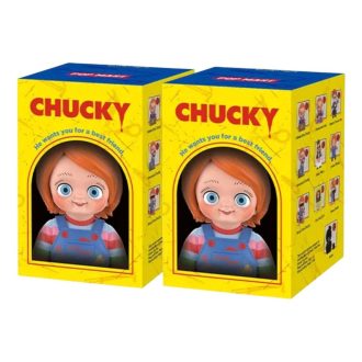 Chucky-seriens figurer i förseglat fodral (2 blinda lådor)