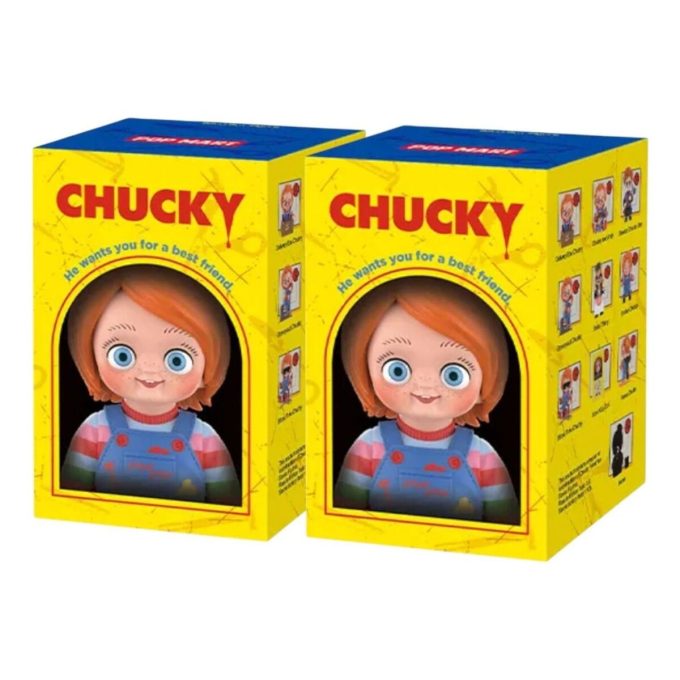 Chucky-seriens figurer i förseglat fodral (2 blinda lådor)