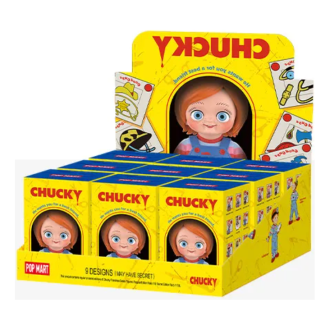 Chucky-seriens figurer i förseglat fodral (9 blinda lådor)