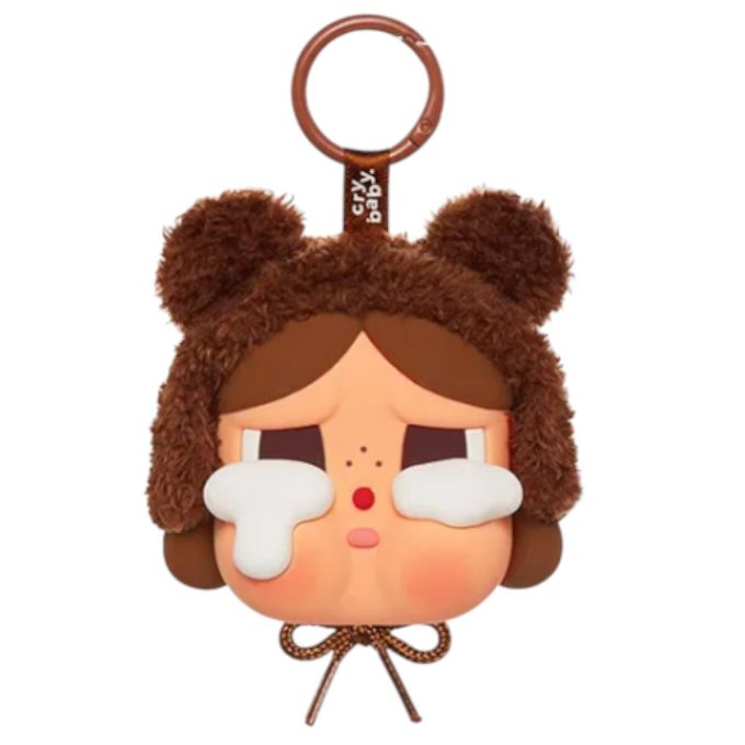 Crybaby Crying Again Vinyl Face Plush Earphone Case ”LOVE MAKES US CRY” (KÄRLEK FÅR OSS GRÅTA)
