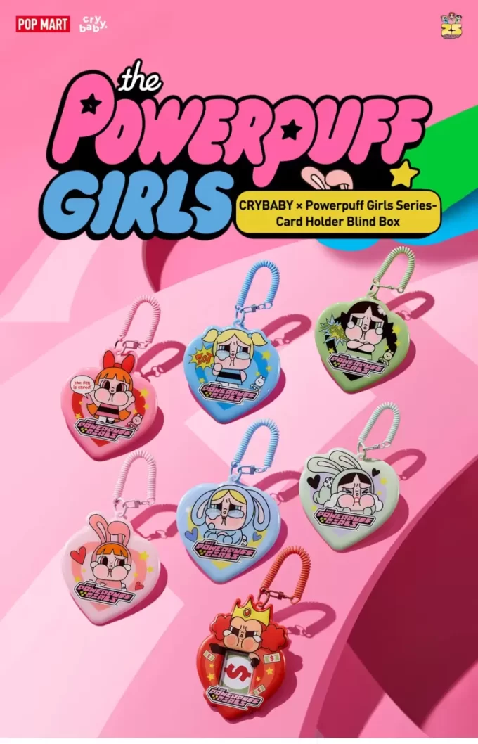 CRYBABY× Powerpuff Girls-serien – Korthållare Blindlåda