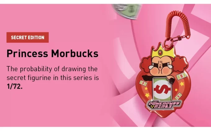 CRYBABY× Powerpuff Girls-serien – Korthållare Blindlåda
