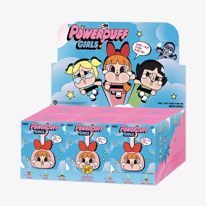 CRYBABY × Powerpuff Girls-serien – Vinylplyschbox med ansikte