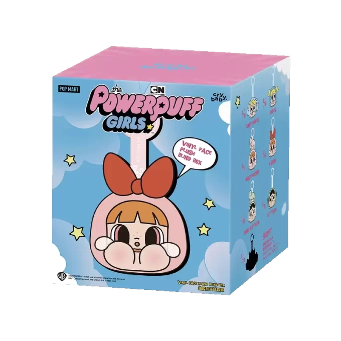 CRYBABY × Powerpuff Girls-serien – Vinylplyschbox med ansikte