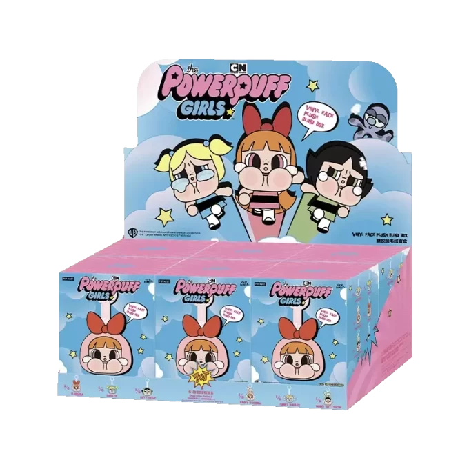 CRYBABY × Powerpuff Girls-serien – Vinylplyschbox med ansikte