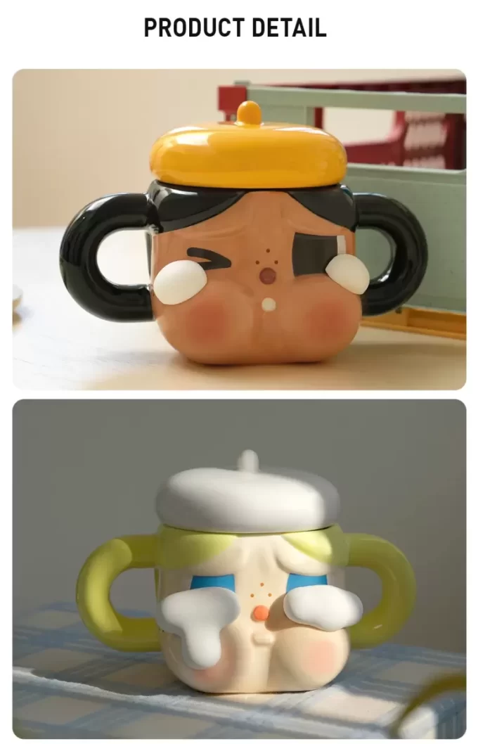 CRYBABY Sad Club-serien – Keramikmugg (gyllene)