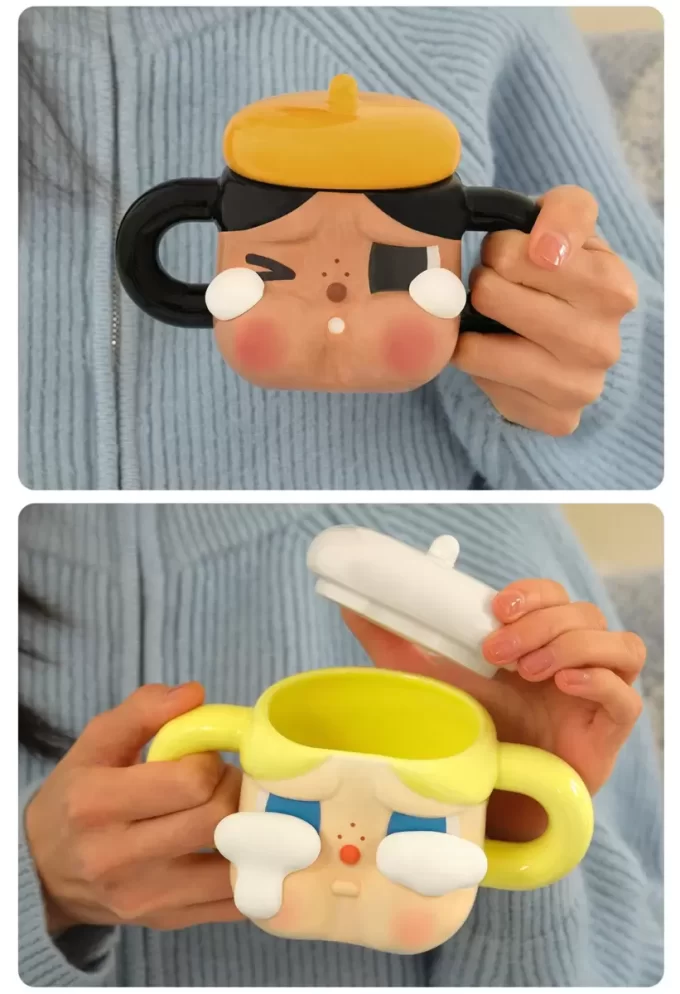 CRYBABY Sad Club-serien – Keramikmugg (gyllene)