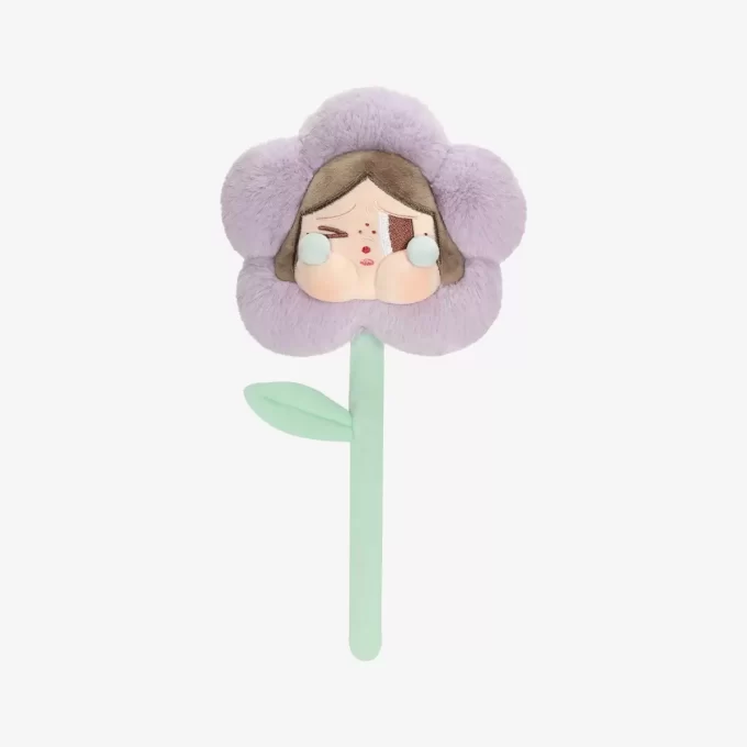 CRYBABY Sad Club-serien – Plyschblommask med blinda lock