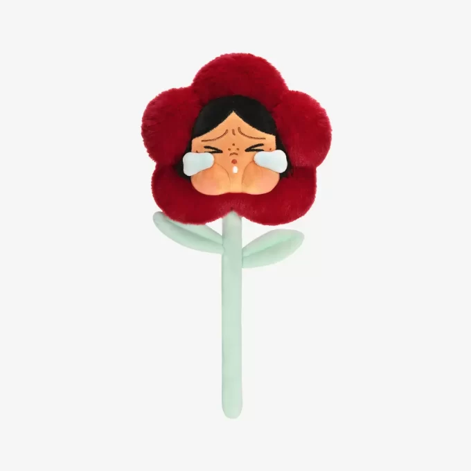 CRYBABY Sad Club-serien – Plyschblommask med blinda lock