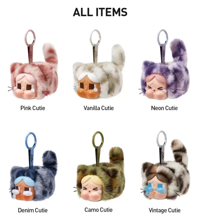 CRYBABY Wild But Cutie-serien – Vinylplyschhänge Blindbox CRYBABY Wild But Cutie-serien – Vinylplyschhänge Blindbox