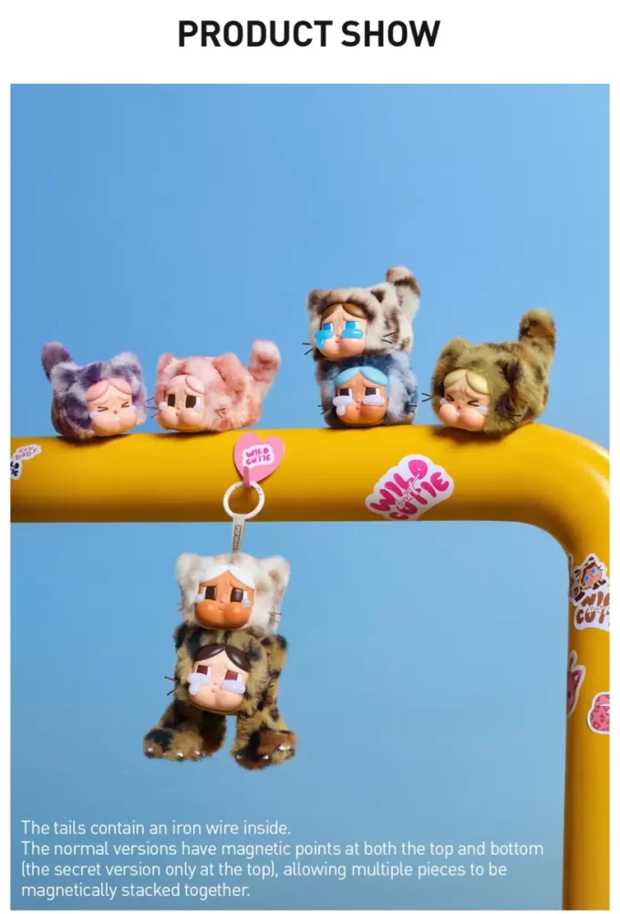 CRYBABY Wild But Cutie-serien – Vinylplyschhänge Blindbox CRYBABY Wild But Cutie-serien – Vinylplyschhänge Blindbox