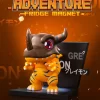 Digimon Adventure-figurer i kylskåpsmagnetserien