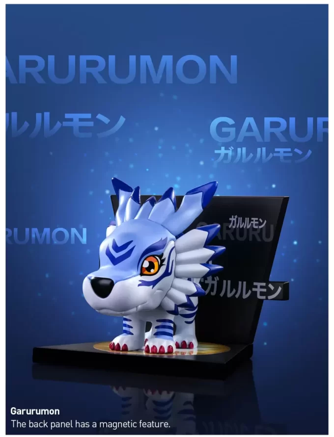 Digimon Adventure-figurer i kylskåpsmagnetserien