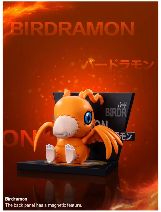 Digimon Adventure-figurer i kylskåpsmagnetserien