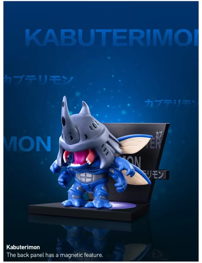 Digimon Adventure-figurer i kylskåpsmagnetserien