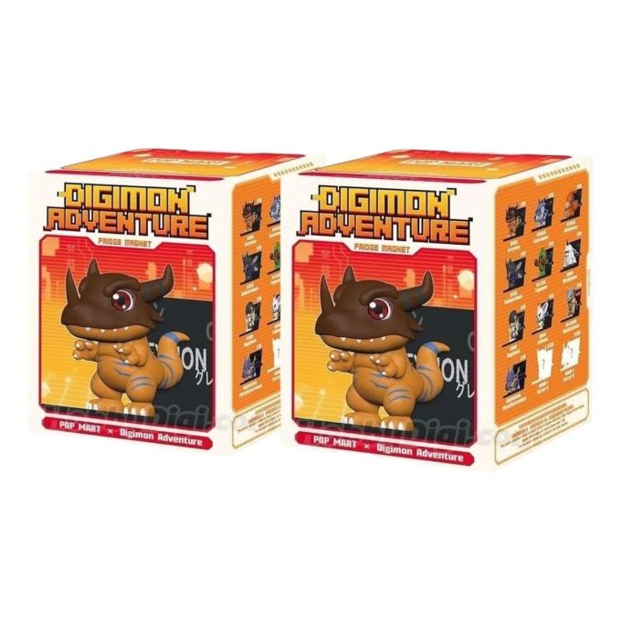 Digimon Kylskåpsmagnet Förseglat Fodral (2 Blindaskar)