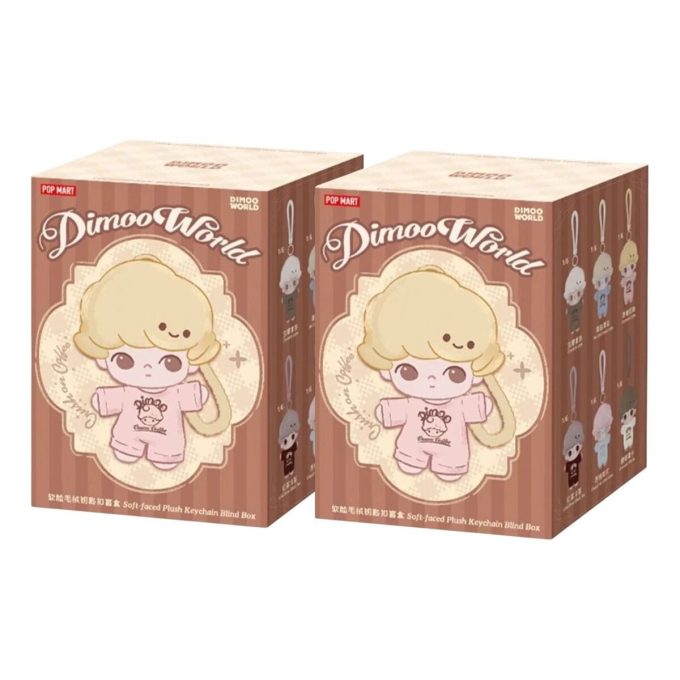 Dimoo Crush on Coffee Plyschnyckelring Förseglat Etui (2 Blindlådaes)