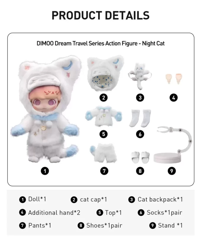 DIMOO Dream Travel-serien Actionfigur