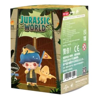 Dimoo Jurassic World-figurer i förseglat fodral (1 blindask)