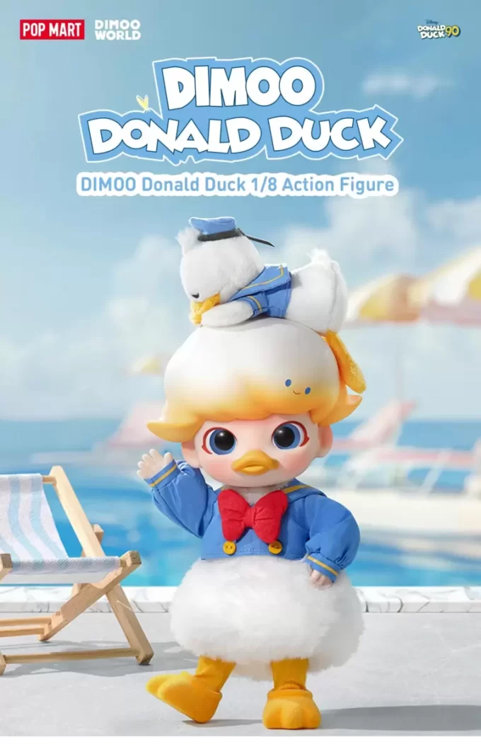 DIMOO Kalle Anka 1/8 Actionfigur