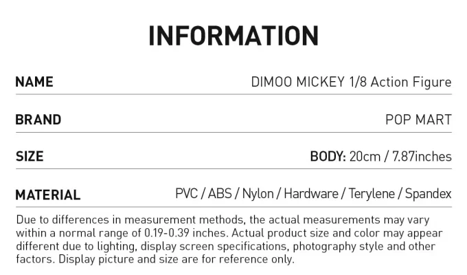 DIMOO MUSSE MUSSE 1/8 Actionfigur