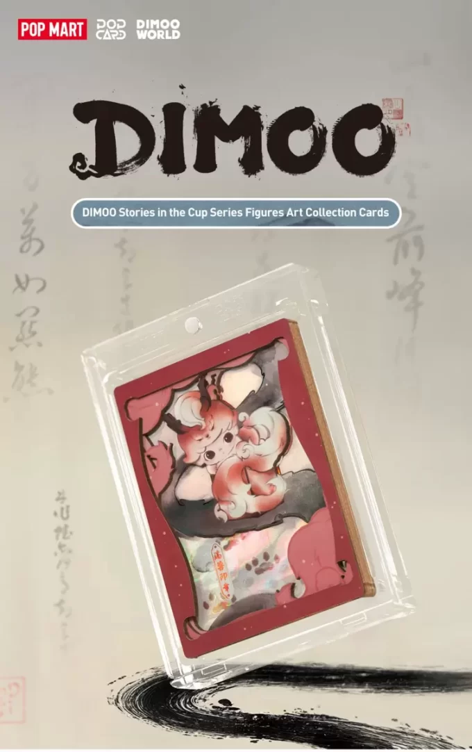 DIMOO Stories In The Cup-serien Figurer Konstsamlingskort