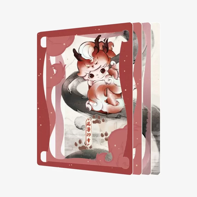 DIMOO Stories In The Cup-serien Figurer Konstsamlingskort