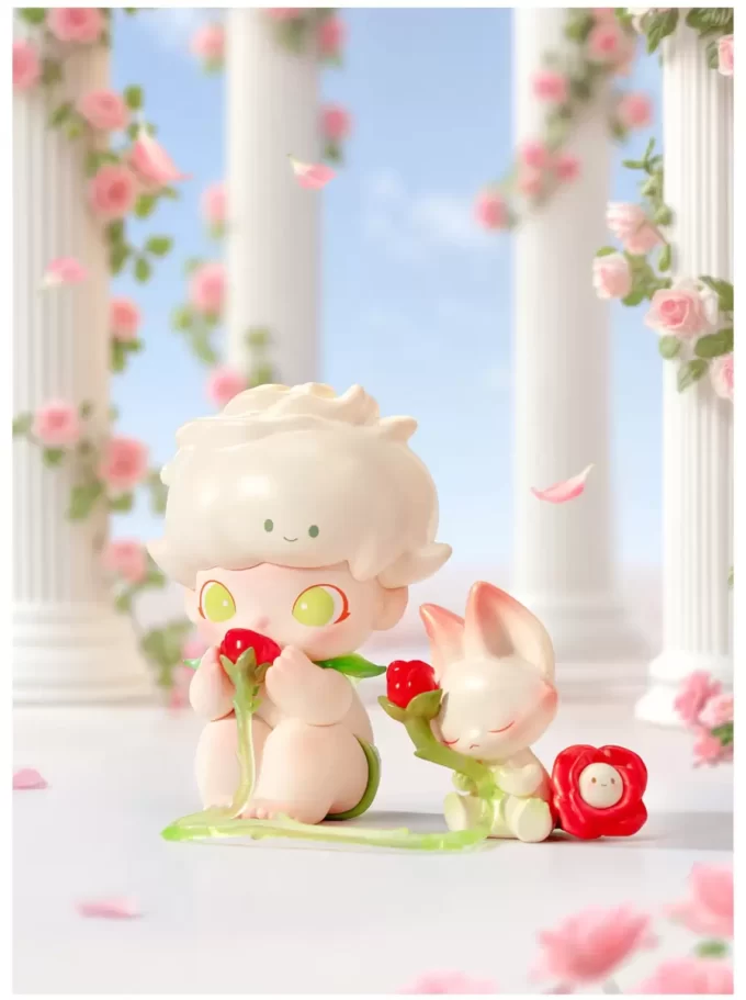 DIMOO Viskningen av rosenfigur