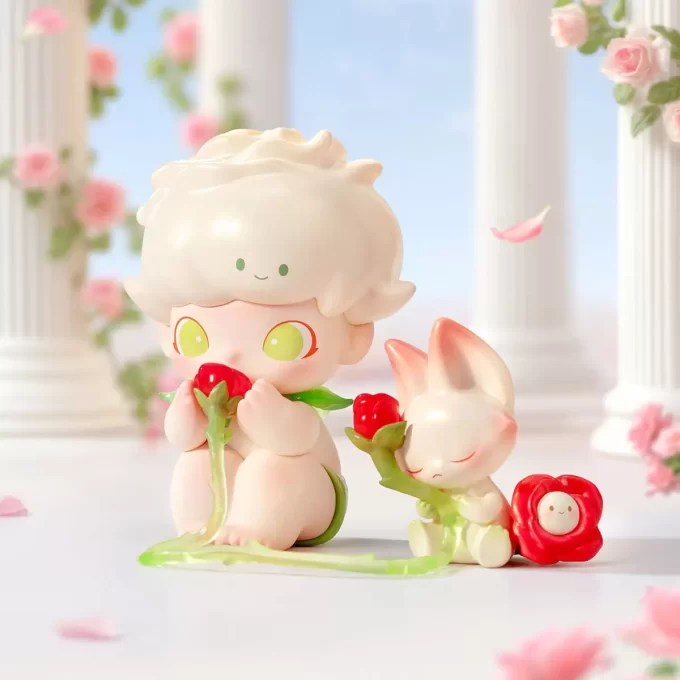 DIMOO Viskningen av rosenfigur