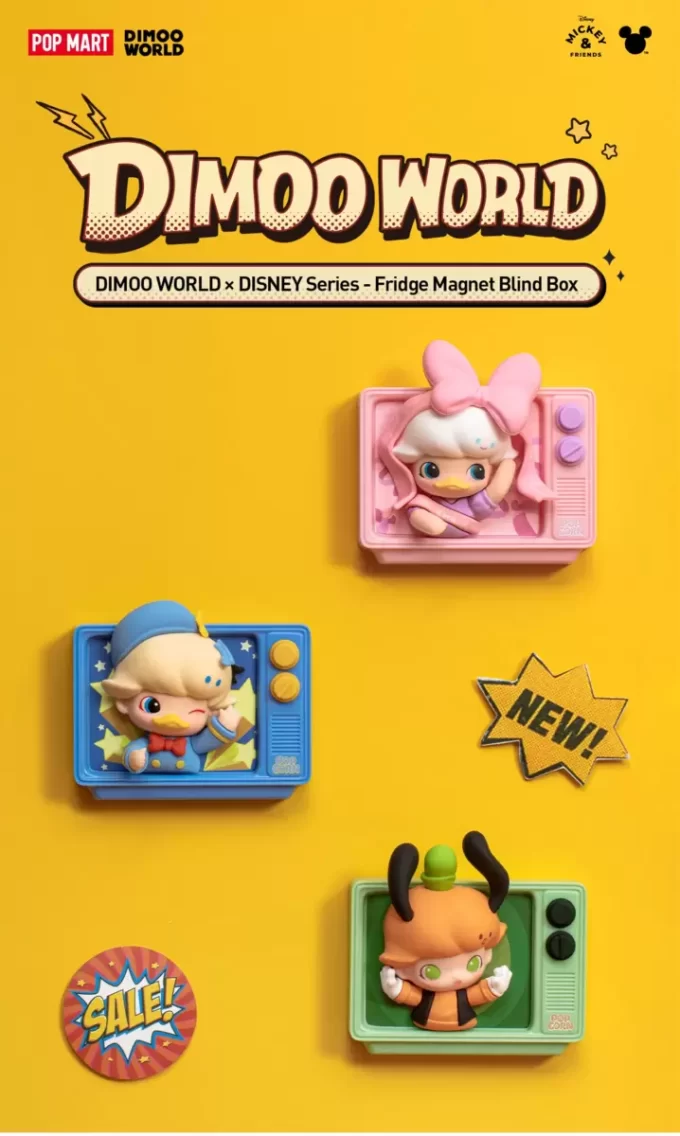 DIMOO WORLD × DISNEY-serien – kylskåpsmagnet för blinda DIMOO WORLD × DISNEY-serien – kylskåpsmagnet för blinda