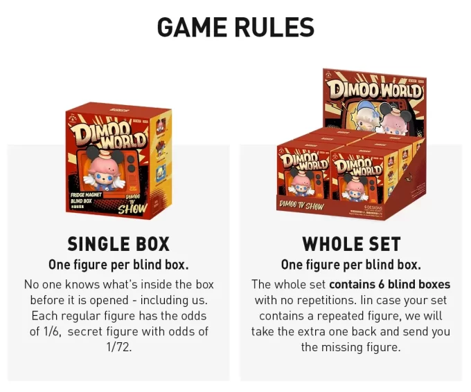 DIMOO WORLD × DISNEY-serien – kylskåpsmagnet för blinda DIMOO WORLD × DISNEY-serien – kylskåpsmagnet för blinda