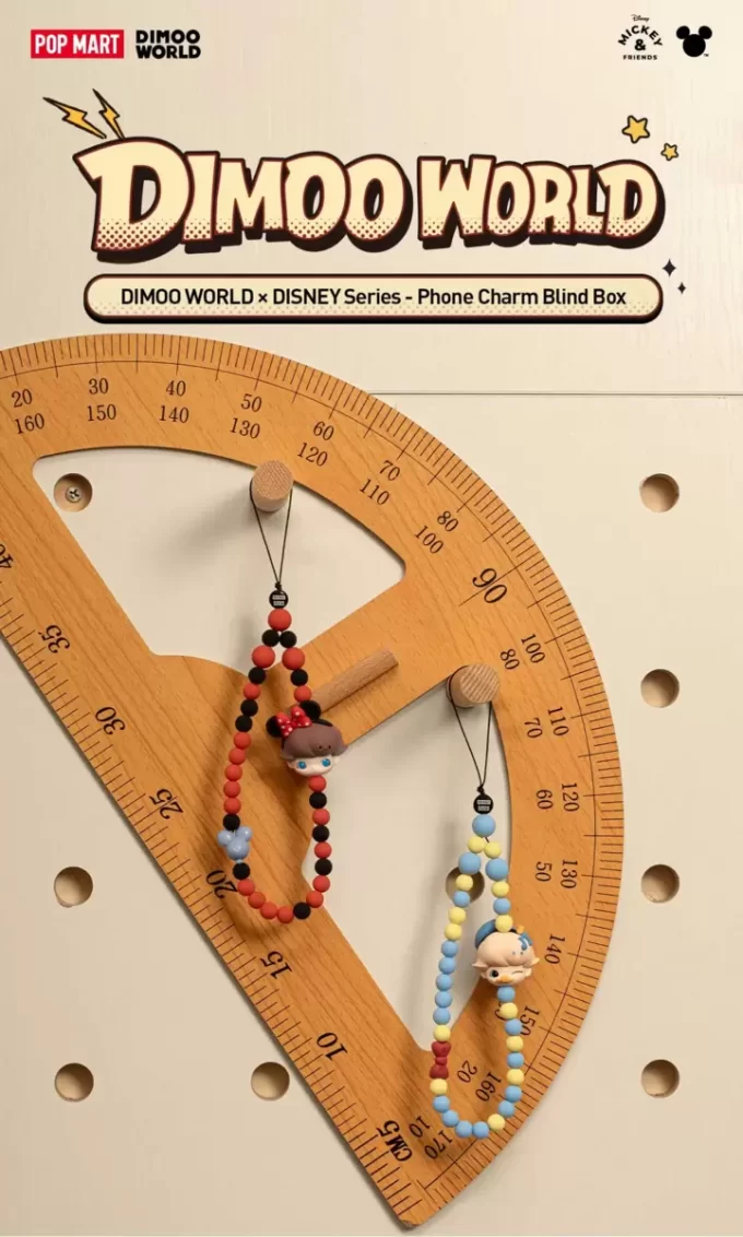 DIMOO WORLD × DISNEY-serien – Mobiltelefonrem, blindbox DIMOO WORLD × DISNEY-serien – Mobiltelefonrem, blindbox