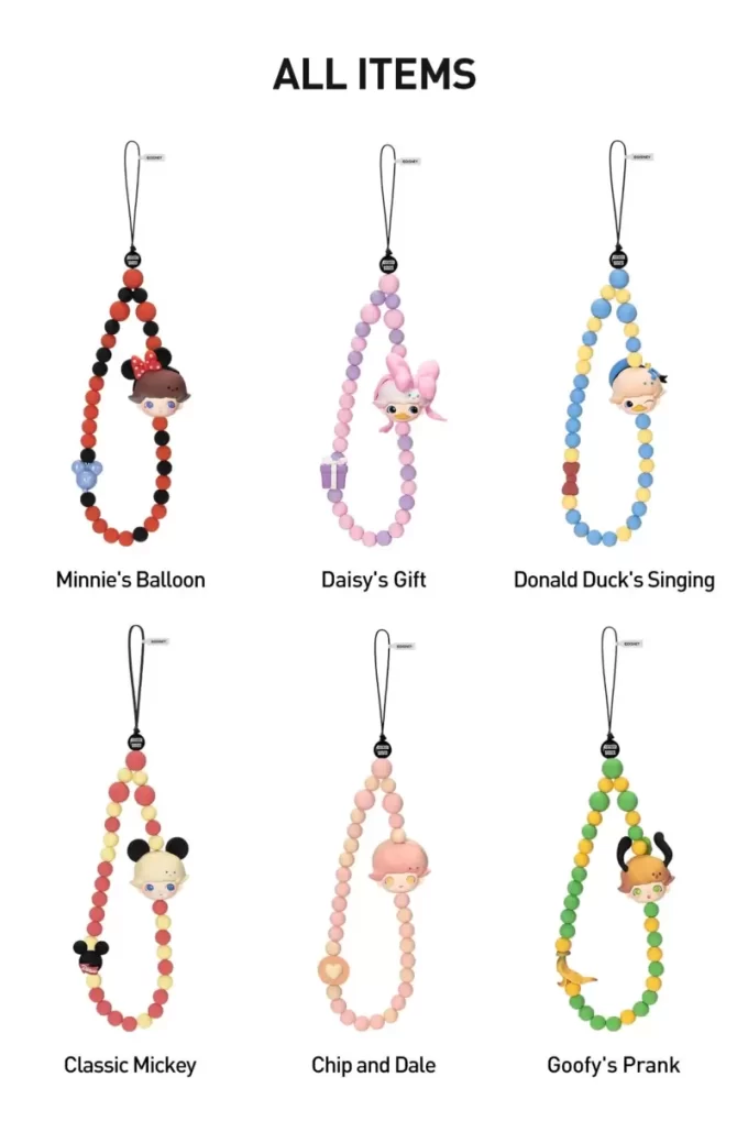 DIMOO WORLD × DISNEY-serien – Mobiltelefonrem, blindbox DIMOO WORLD × DISNEY-serien – Mobiltelefonrem, blindbox